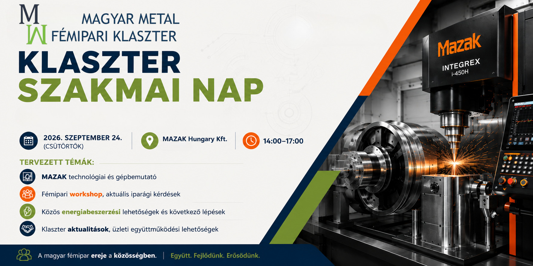 Klaszter Szakmai Nap a MAZAK-nál